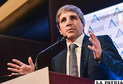 El presidente del Banco Central de Argentina (BCRA), Luis Caputo/Perfil