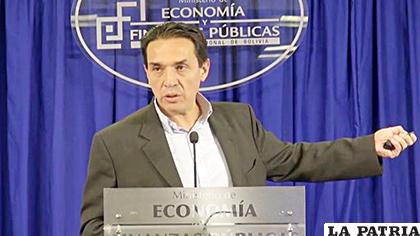 Mario Guillén, ministro de Economía y Finanzas /El Deber