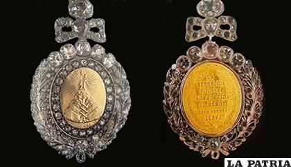 La medalla presidencial (Anverso y reverso)