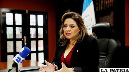 La ministra de Asuntos Exteriores de Guatemala, Sandra Jovel/Eldiario.es