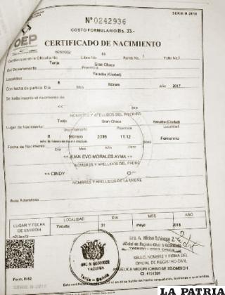 El certificado que circuló en redes sociales /RRSS