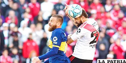 La acción del partido entre River y Boca, terminó empatado 0-0 /ole.com