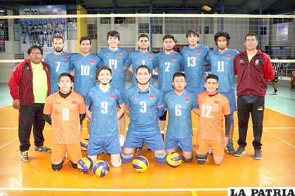 La selección orureña de voleibol no pudo cumplir una buena campaña /Cortesía FBV