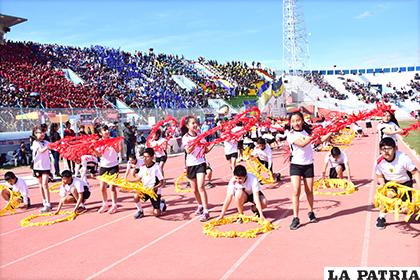 Hoy se pondrá en marcha la segunda fase de los Juegos Estudiantiles Plurinacionales /LA PATRIA /ARCHIVO