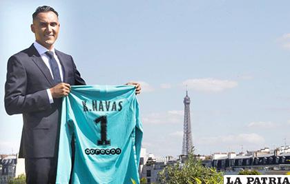 Keylor Navas ya está en París listo para debutar con el PSG /prensalibre.com