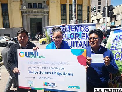 Caravana ciclística logró reunir más de Bs. 29 mil /Grupo C-30