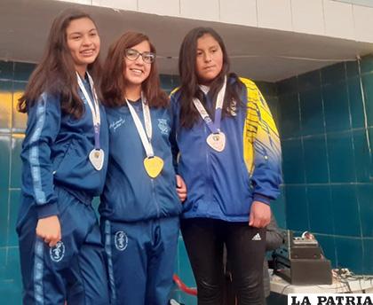 Luciana Frías del Postel ocupó los primeros puestos en varias pruebas /Cortesía Colegio Postel