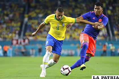 Brasil y Colombia igualaron en el partido amistoso por la fecha FIFA /diez.hn