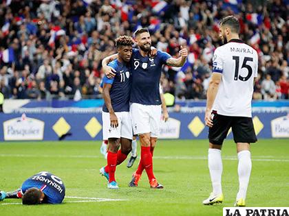 Francia vence a Albania 4-1 /excelsior.com