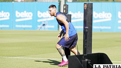 El argentino Lionel Messi, continúa con su recuperación /TELEMETRO