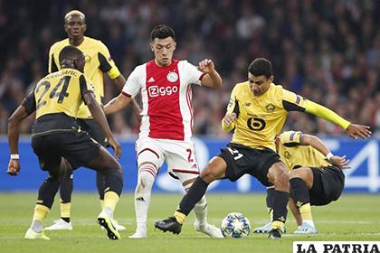 El Ajax holandés derrotó al Lille francés por 3 a 0 /en24.news