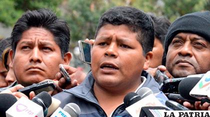 Franclin Gutiérrez, dirigente de Adepcoca, encarcelado en el penal de San Pedro /ANF
