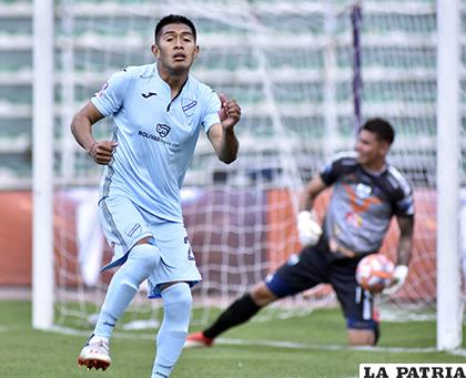 Saavedra anotó el segundo de Bolívar mediante un tiro penal /APG