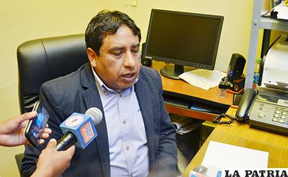 El fiscal de distrito, Orlando Zapata informó ayer de los avances de este caso /LA PATRIA