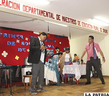Padres e hijos participaron de los sociodramas /LA PATRIA /CARLA HERRERA