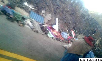 Los cuerpos de los fallecidos y de los heridos fueron trasladados a Llallagua y Oruro respectivamente /RRSS y APG