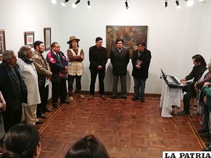 Inauguración de la exposición de Franklin Molina en el ISBA /LA PATRIA