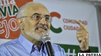 Carlos Mesa, candidato a la presidencia por Comunidad Ciudadana /ANF