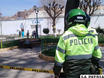 Efectivos de Tránsito acordonaron el lugar /LA PATRIA
