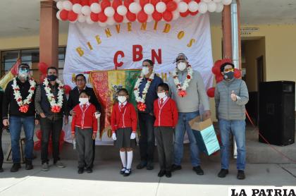 CBN entregó importantes obras en favor de los estudiantes /Ovidio Cayoja /LA PATRIA