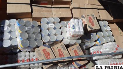 La Aduana Nacional y las Fuerzas Armadas lograron interceptar y secuestrar toda la mercadería /AN
