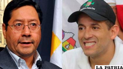 Luis Arce y Fernando Camacho pusieron en duda su participación en el evento /ANF