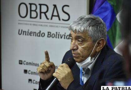Iván Arias, ministro de Obras Públicas /APG