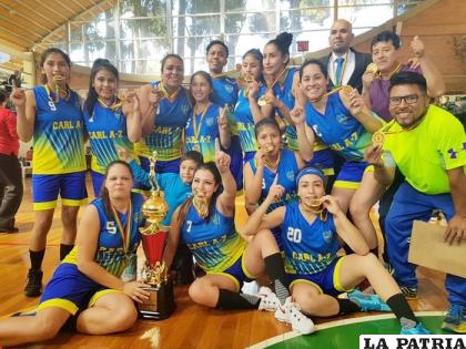 Bicampeonas en el baloncesto boliviano /archivo LA PATRIA