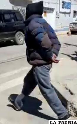 El imputado luego de la audiencia fue llevado a San Pedro /LA PATRIA