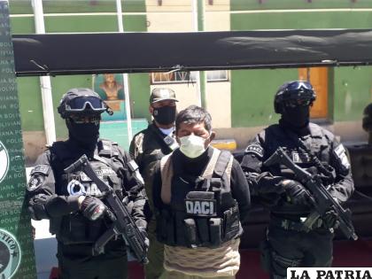 La Policía dio detalles de la captura de Víctor Mamani /LA PATRIA