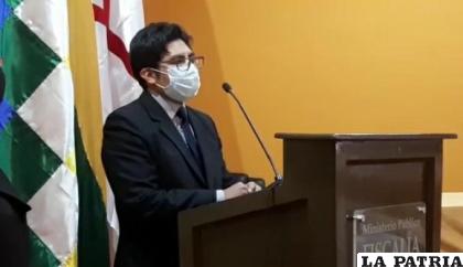 Gonzalo Álvarez estará al frente de la Fiscalía de Oruro / BTV
