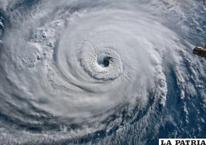 Un huracán visto desde el espacio /METEORED