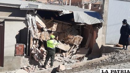 Se registraron daños de consideración en la vivienda /LA PATRIA