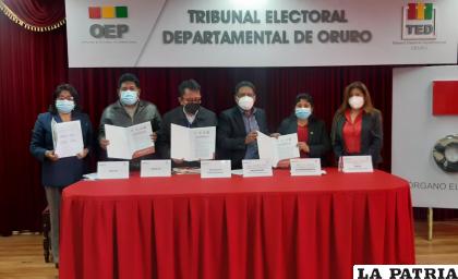 Ayer se firmó la carta de intenciones /LA PATRIA