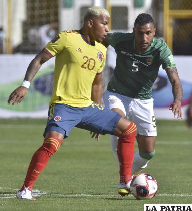 Roger Martínez fue autor del gol de los colombianos /APG