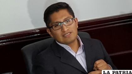 El exfiscal y actual juez de la ciudad de La Paz, Edwin Blanco /Archivo Opinión