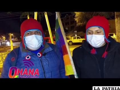 Los dos sujetos se ocultaron en el anonimato para amenazar /RR.SS.