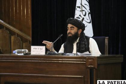 El portavoz del Talibán, Zabihullah Mujahid /AP Foto /Muhammad Farooq