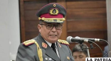 El excomandante de las Fuerzas Armadas, general Williams Kaliman Romero /VICEMINISTERIO DE  COMUNICACIÓN