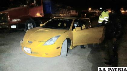 El presunto vehículo protagonista estaba escondido en un garaje /LA PATRIA