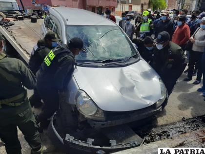 El vehículo fue secuestrado para fines investigativos por la Policía /LA PATRIA