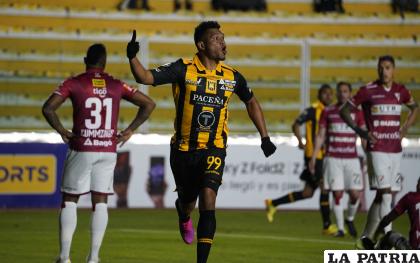 Rolando Blackburn le dio el empate al plantel “atigrado” /APG