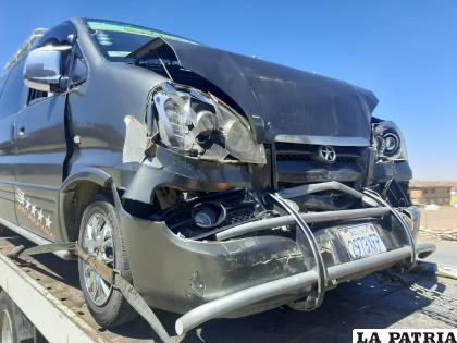 El motorizado quedo con daños de consideración /LA PATRIA