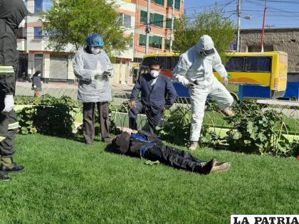 El cadáver fue sometido a una revisión externa /LA PATRIA
