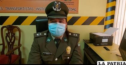 Nuevo director de Tráfico y Vialidad,  Jhonatan Conde Fernández /GAMO