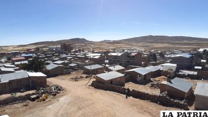 Una vista de Orinoca en la provincia Sur Carangas / LA PATRIA

