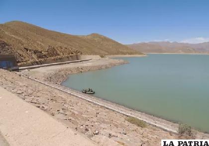  Imagen de la represa de Tacagua /Challaculturaturis 
