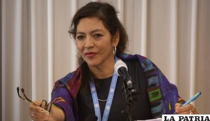 La relatora especial de la ONU para la situación de los derechos humanos de Corea del Norte, Elizabeth Salmon /EFE