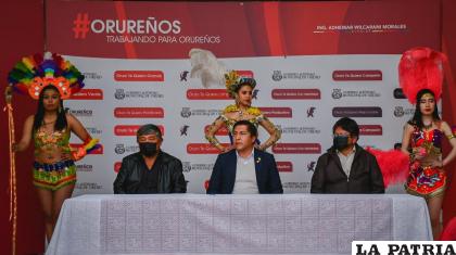 Las tres instituciones que organizan el Carnaval de Oruro /GAMO  