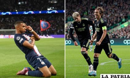 Mbappé anotó los dos goles del PSG; Modric autor del segundo de Real Madrid /LA PATRIA